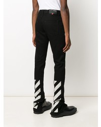 Off-White Diagonals Flared Style Jeans