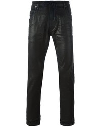 Diesel Wax Effect Tapered Jeans