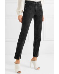 Givenchy Distressed High Rise Slim Leg Jeans
