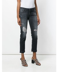 Dondup Distressed Skinny Cropped Jeans