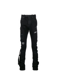 Unravel Project Distressed Slim Fit Jeans