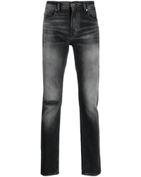 7 For All Mankind Distressed Straight Leg Jeans