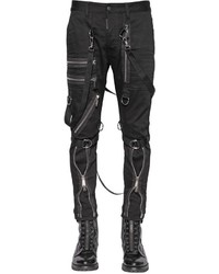 DSQUARED2 15cm Parachute Multi Zip Stretch Jeans