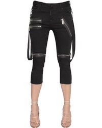 Dsquared2 Cool Girl Zip Detail Cropped Denim Jeans
