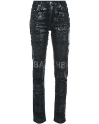Hood by Air Erosion Glitter Jeans