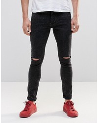 Religion Extreme Super Stretch Jeans With Rips
