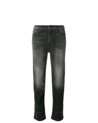 Hudson Faded Cropped Jeans