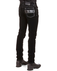 Givenchy Five Pocket Cord Denim Jeans Black