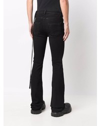 Rick Owens Flared Cotton Jeans