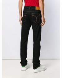 Versace Flared Safety Pin Jeans