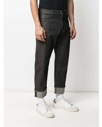 Emporio Armani Folded Cuff Loose Fit Jeans