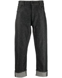 Emporio Armani Folded Cuff Loose Fit Jeans