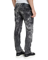 G Star G Star Arc 3d Bleach Effect Slim Fit Stretch Denim Jeans Black