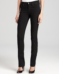 James Jeans High Rise Straight Leg In Clean Black