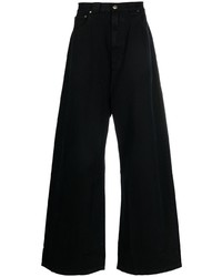 Willy Chavarria High Waist Wide Leg Jeans