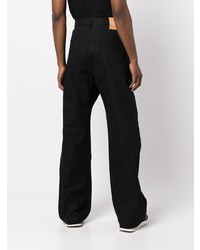 Rick Owens DRKSHDW High Waisted Flared Jeans
