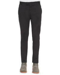 J Brand Jeans Brooks Slim Fit Chino Trousers Black