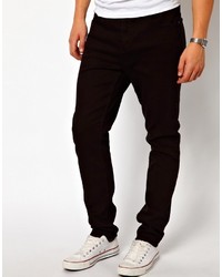 Cheap Monday Jeans Dropped Tapered Fit In New Black