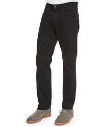 J Brand Kane Straight Leg Twill Pants Charcoal