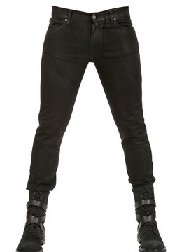 Karl Lagerfeld 165cm Waxed Denim Stretch Skinny Jeans | Where to buy ...
