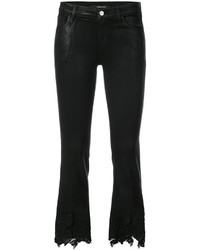 J Brand Lace Trimmed Jeans