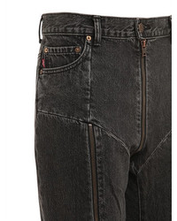 Vetements Levis Reworked Zip Cotton Denim Jeans