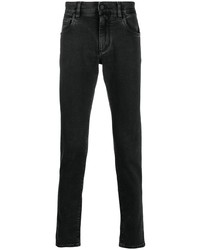 Dolce & Gabbana Logo Embossed Slim Fit Jeans