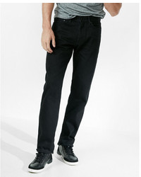 Express Loose Straight Black 100% Cotton Jeans