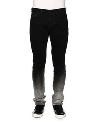Marcelo Burlon County of Milan Marcelo Burlon Degrade Slim Fit Denim Jeans Black