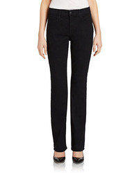 NYDJ Marilyn Embroidered Straight Leg Jeans