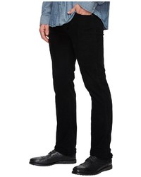 AG Adriano Goldschmied Matchbox Slim Straight Leg Stretch Cordoury In Sulfur True Black Jeans