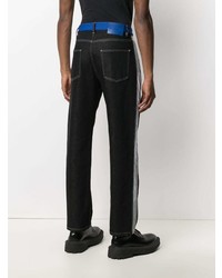 Koché Mesh Trimmed Slim Fit Jeans