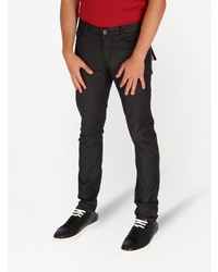 Emporio Armani Mid Rise Straight Leg Jeans