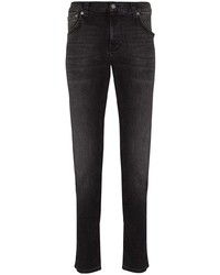 Nudie Jeans Mid Rise Whiskered Straight Leg Jeans