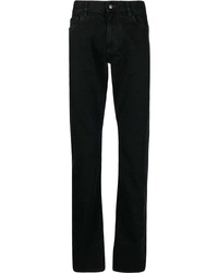 Canali Midr Rise Straight Leg Jeans