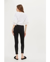Topshop Moto Lace Up Fly Jamie Jeans