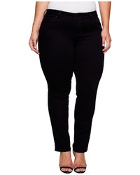 Liverpool Plus Size Sadie Straight Perfect Black Jeans In Black Rinse Jeans