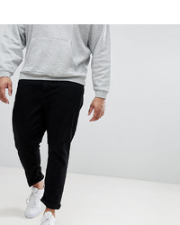 ASOS DESIGN Plus Tapered Jeans In Black