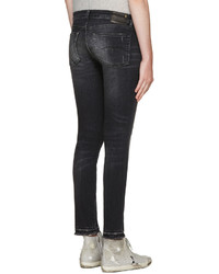 R 13 R13 Black Alison Crop Jeans