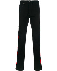Givenchy Red Panel Jeans