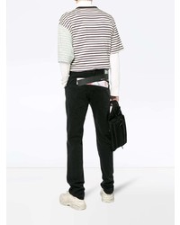 Raf Simons Regular Fit Black Jeans With Tape