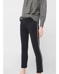 Mango Relaxed Cropped Jeans