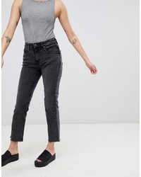 Cheap Monday Revive Straight Cropped Jeans Smoke