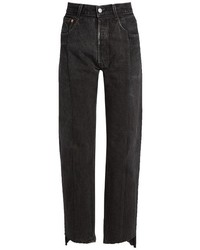 Vetements Reworked High Rise Straight Leg Jeans