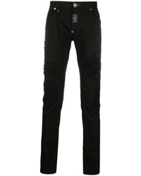 Philipp Plein Rock Start Distressed Jeans