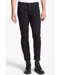 Sandro Paint Straight Leg Jeans Black 34