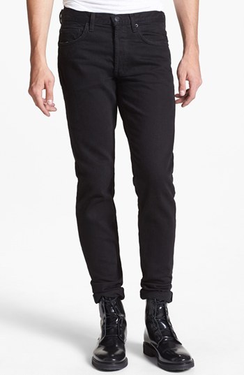 Sandro Paint Straight Leg Jeans Black 34, $167 | Nordstrom | Lookastic