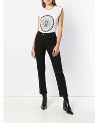 Balmain Side Striped Straight Jeans