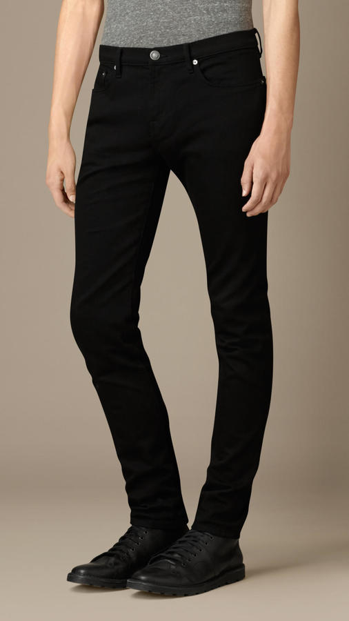 burberry jeans black