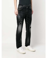 Dondup Slim Cut Whiskered Jeans